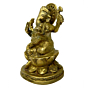 Brass Ganesha Sitting on Kamal Idol KBH02634