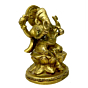 Brass Ganesha Sitting on Kamal Idol KBH02634