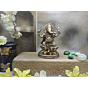 Brass Ganesha Sitting on Kamal Idol KBH02634