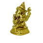 Brass Sitting Ganesha Idol KBH02638