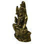 Brass Shiv Sitting Mid Idol KBH02670