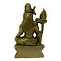 Brass Shiv Sitting Mid Idol KBH02670