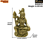 Brass Shiv Sitting Mid Idol KBH02670