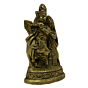 Brass Radha Krishna with Cow Small Idol KBH02673