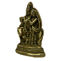 Brass Radha Krishna with Cow Small Idol KBH02673
