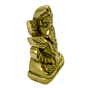 Brass Pan Shape Ganesha Mid Idol KBH02696