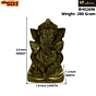 Brass Pan Shape Ganesha Mid Idol KBH02696