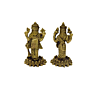Brass Vishnu Laxmi Pair Mid Idol KBH02697