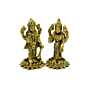 Brass Vishnu Laxmi Pair Mid Idol KBH02697