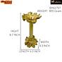 Brass Candle Stand Mid KBH02707