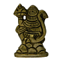 Brass Pahad Hanuman Idol Mid KBH02753