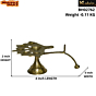 Brass Aarti Handle Divi KBH02762