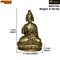 Brass Buddha Sitting 3 Inch KBH02764