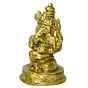 Brass Ganesha Sitting Small Idol KBH02769