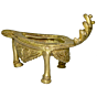 Brass Shankh Stand with Shesh Nag Mid KBH02778