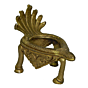 Brass Shankh Stand with Shesh Nag Mid KBH02778