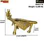 Brass Shankh Stand with Shesh Nag Mid KBH02778