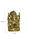 Brass Sitting Kamal Ganesha Idol KBH02839