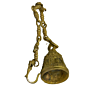Brass Hanging Bell with Chain KBH02842