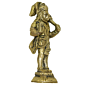 Brass Standing Hanuman Medium Idol KBH02844