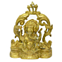 Brass Ganesha Idol KBH03359