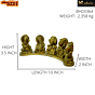 Brass Ganesha Musical Set KBH03364