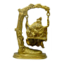 Brass Radha Krishna Jhula Showpiece KBH03370