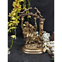 Brass Radha Krishna Jhula Showpiece KBH03370