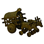 Brass Bullock Cart Showpiece KBH03375