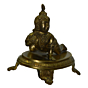 Brass Bal Krishna on Bajath Idol KBH03376