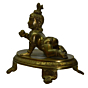 Brass Bal Krishna on Bajath Idol KBH03376