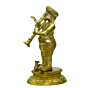 Brass Ganesha Ring Sheshnay Idol KBH03377