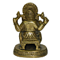 Brass Ganesha on Round Base Idol KBH03391