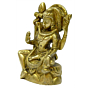 Brass Shankar Sitting Idol KBH03404