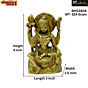 Brass Shankar Sitting Idol KBH03404