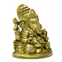 Brass Ganesha Sitting Idol KBH03415