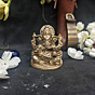 Brass Ganesha Sitting Idol KBH03415