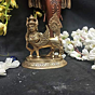 Brass Kamdhenu Cow Idol KBH03418