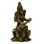 Brass Saraswati Sitting on Kamal Idol KBH03446