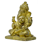 Brass Ganesha Sitting Idol  KBH03452