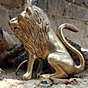Brass Lion Statue KBH03456