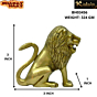 Brass Lion Statue KBH03456