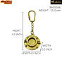 Brass Mirror Key Chain KBH03546