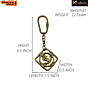 Brass Anchor Key Chain KBH03547
