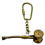 Brass Whistle Key Chain KBH03552