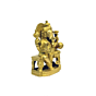Brass Ganesha Sitting With Bajath Idol KBH03647