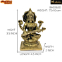 Brass Sarasvati Devi Idol KBH03650