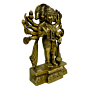 Brass Panchmukhi Hanuman Standing Idol KBH03677