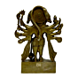 Brass Panchmukhi Hanuman Standing Idol KBH03677