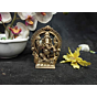 Brass Kaman Ganesh Sitting Idol KBH03748